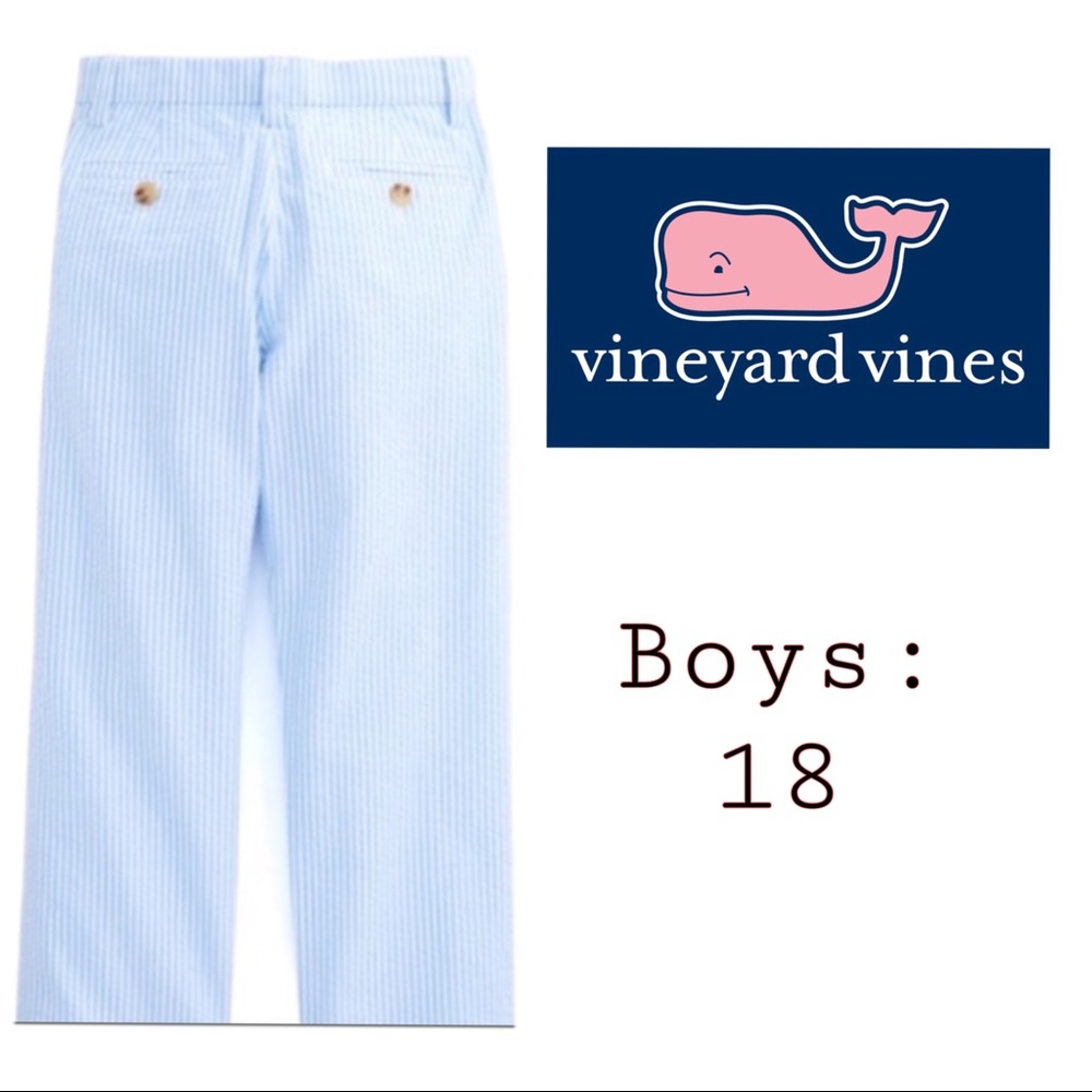 Vineyard Vines Boys seersucker Pants